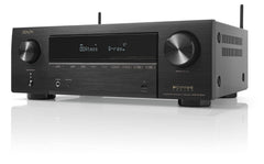 Denon AVR-X1700H 7.2 Channel AV Receiver - 80W/Channel Advanced 8K HDMI Video w/eARC Dolby Atmos DTS:X Built-in HEOS Amazon Alexa Voice Control