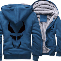 Men's Camouflage Printed Zip-Up Hoodie with Lining