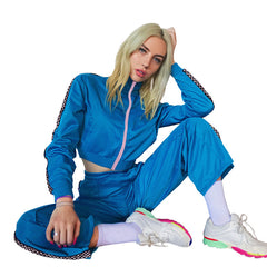 Fashionable Zip-Up Hoodie Leisurewear Set