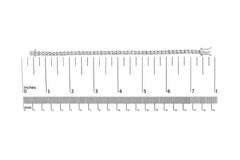 14K White Gold 4-Prong Set Lab Grown Round Diamond Classic Tennis Bracelet (F-G Color, VS1-VS2 Clarity) - 7.25"