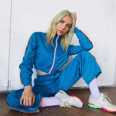 Fashionable Zip-Up Hoodie Leisurewear Set