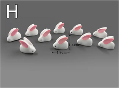 Mini Resin Animal Figurines for DIY Decor