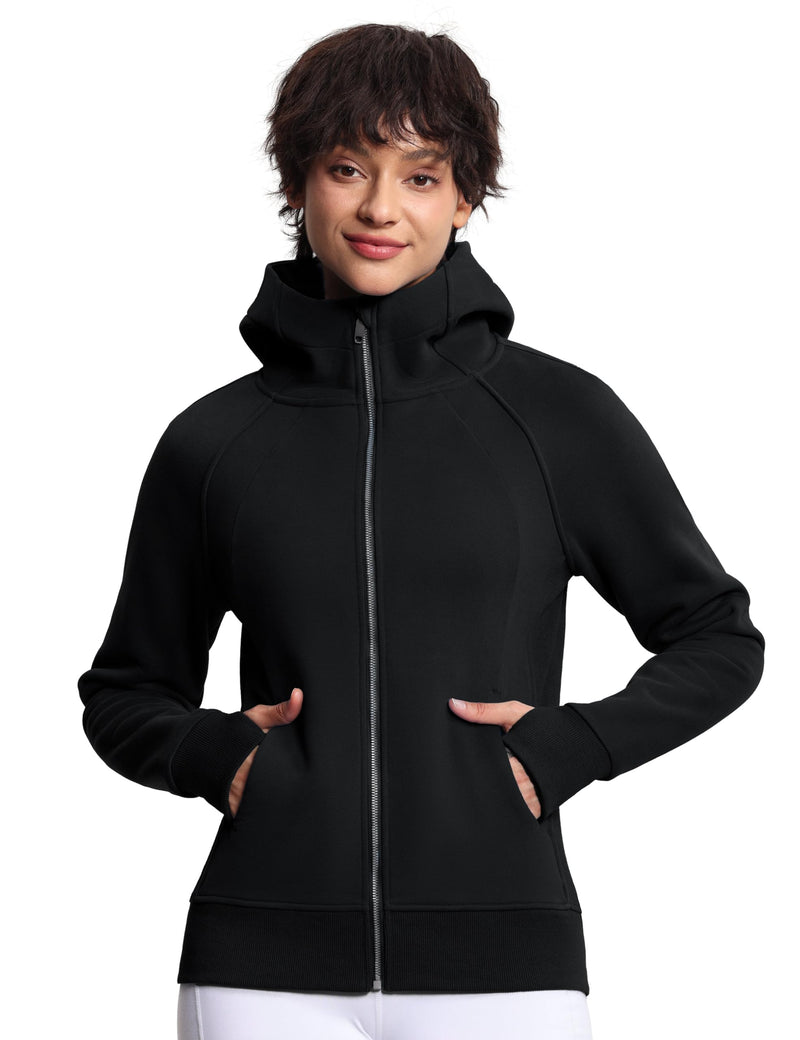 THE GYM PEOPLE Womens Zip Up Hoodies Fleece Workout Jackets Sweatshirts with Pockets Thumb Hole