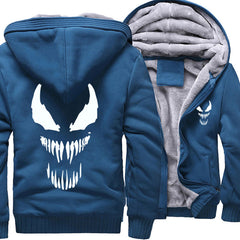 Men's Camouflage Printed Zip-Up Hoodie with Lining