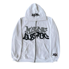 Y2K Hoodie Women Men Zip Up Grunge Aesthetic Hoodies Casual Vintage Oversized Pullover Sweatshirt Harajuku Jacket