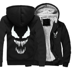 Men's Camouflage Printed Zip-Up Hoodie with Lining