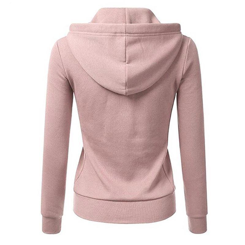 Personalized Zip-Up Hoodie with Side Zipper