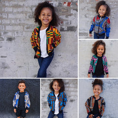 Printed Top Zip Coat