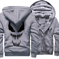 Men's Camouflage Printed Zip-Up Hoodie with Lining