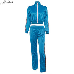 Fashionable Zip-Up Hoodie Leisurewear Set